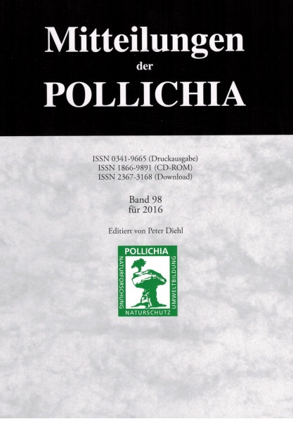 Mitteilungen der POLLICHIA - Band 98 für 2016